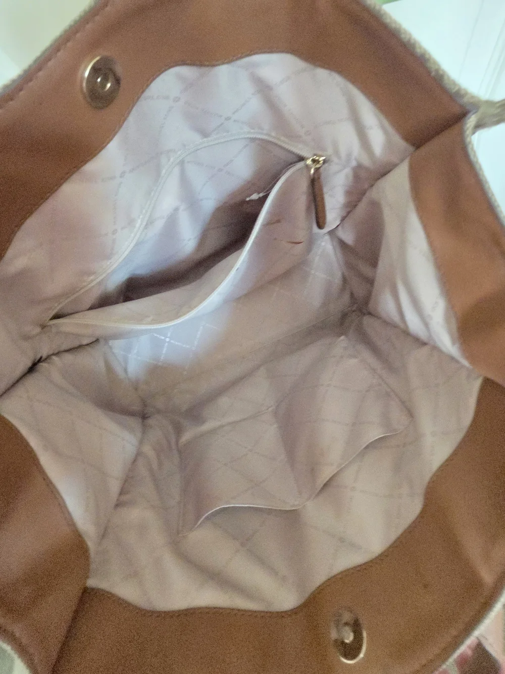 Michael Kors Brown Logo Tote Bag